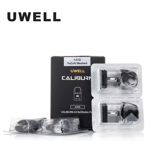 Uwell Caliburn A3 Replacement Pods 4ct/Pk